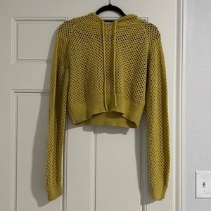 Lover and friends yellow knit sweatshirt